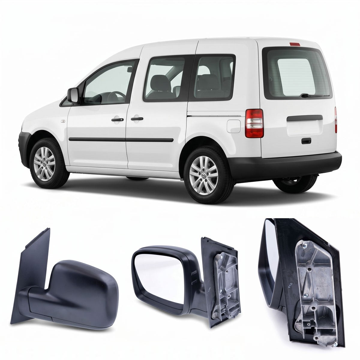 Linker Außenspiegel passend für VW Caddy 2004-2010