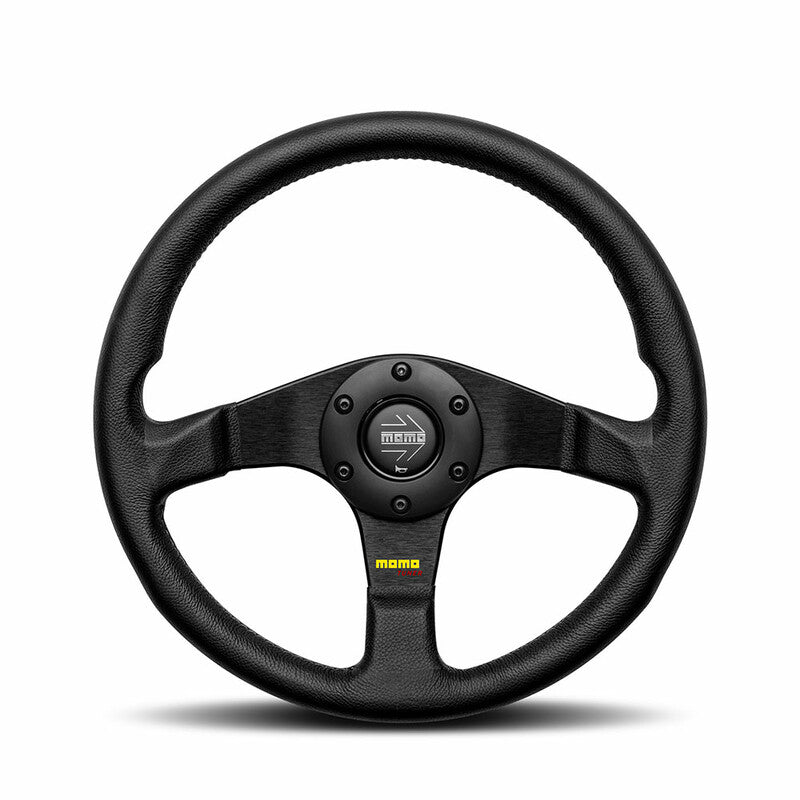 MOMO Sportlenkrad Tuner 350mm Glatteder schwarz/ Speichen schwarz