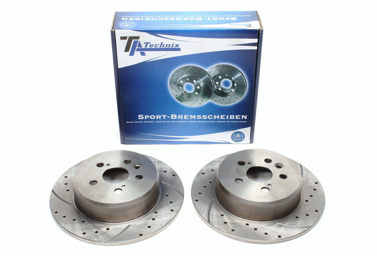 TA Technix Sport Bremsscheiben Satz Hinterachse passend für Toyota Celica Coupe