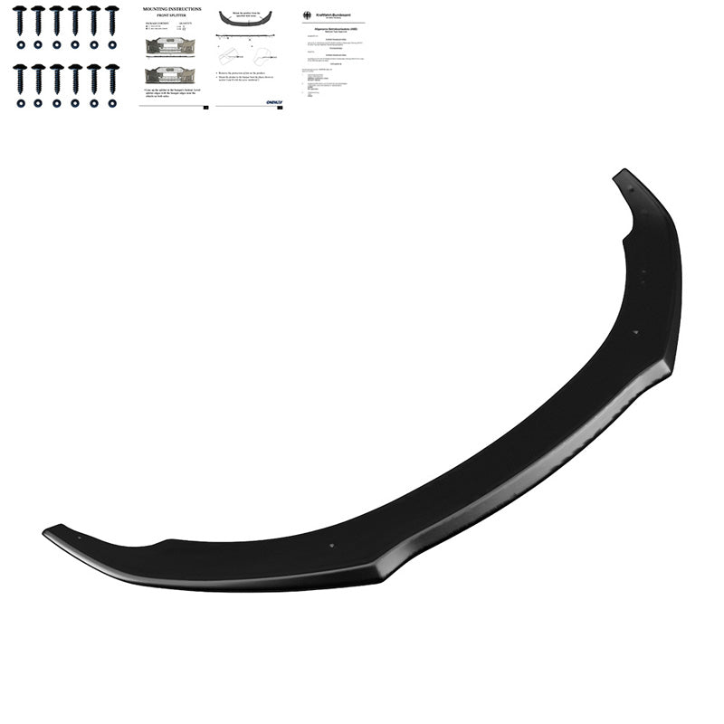 Oneway Frontspoiler passend für Audi A7 S-Line/S7 C7 Facelift 2014-2017 - Schwarz glänzend