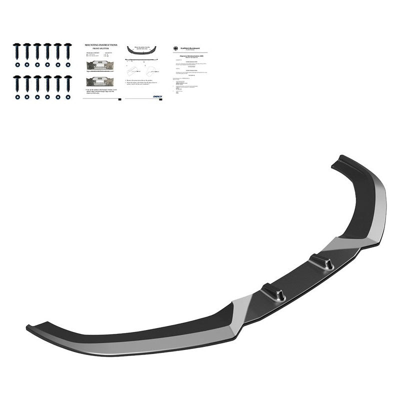Oneway Frontspoiler passend für Audi RS3 8V Sportback 2015-2016 - Schwarz glänzend