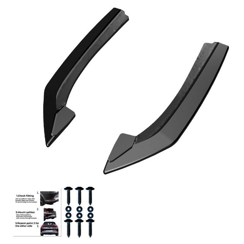 Oneway Heckschürzenansätze (Seitenteile) passend für BMW 4er G22/G23 Coupe/Cabrio M-Pack/M440i 2020-2024 & Facelift 2024- ...