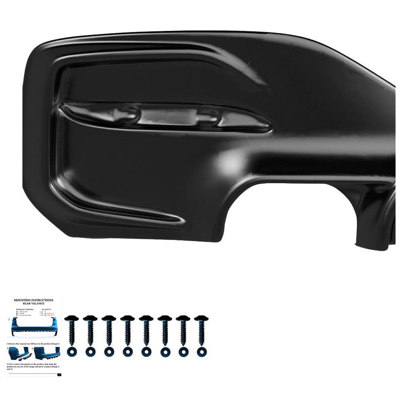 Oneway Heckdiffusor passend für BMW 1er F20/F21 Facelift M-Power 2015-2019 - Schwarz glänzend