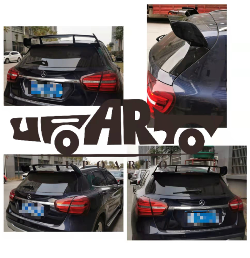 Dachspoiler Hochglanz Schwarz passend für Mercedes GLA X156 2015-2019