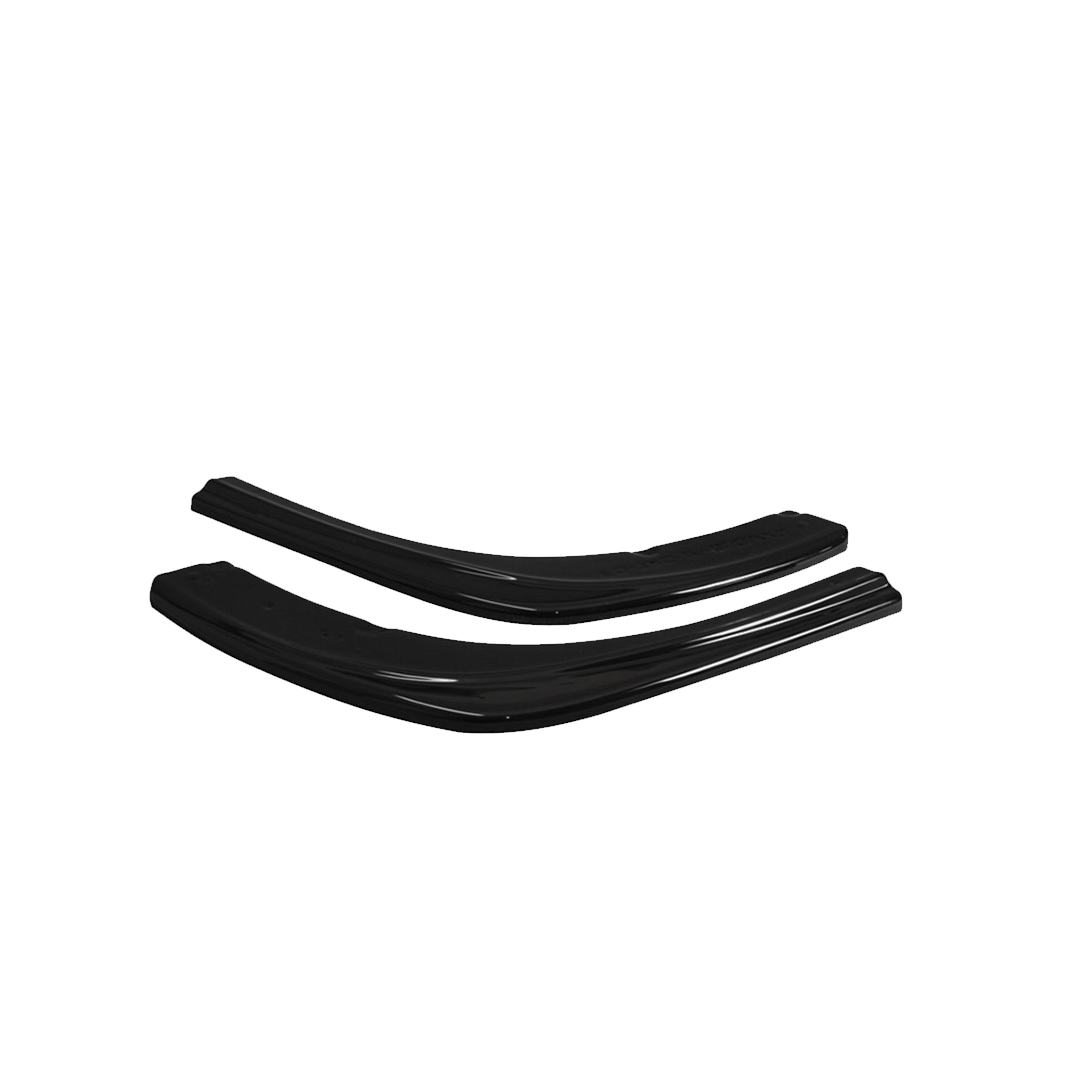 RS11.002 - Heckseitliche Diffusor Splitter passend für FORD Transit Custom MK1 Facelift 2018-2022 Hochglanz Schwarz