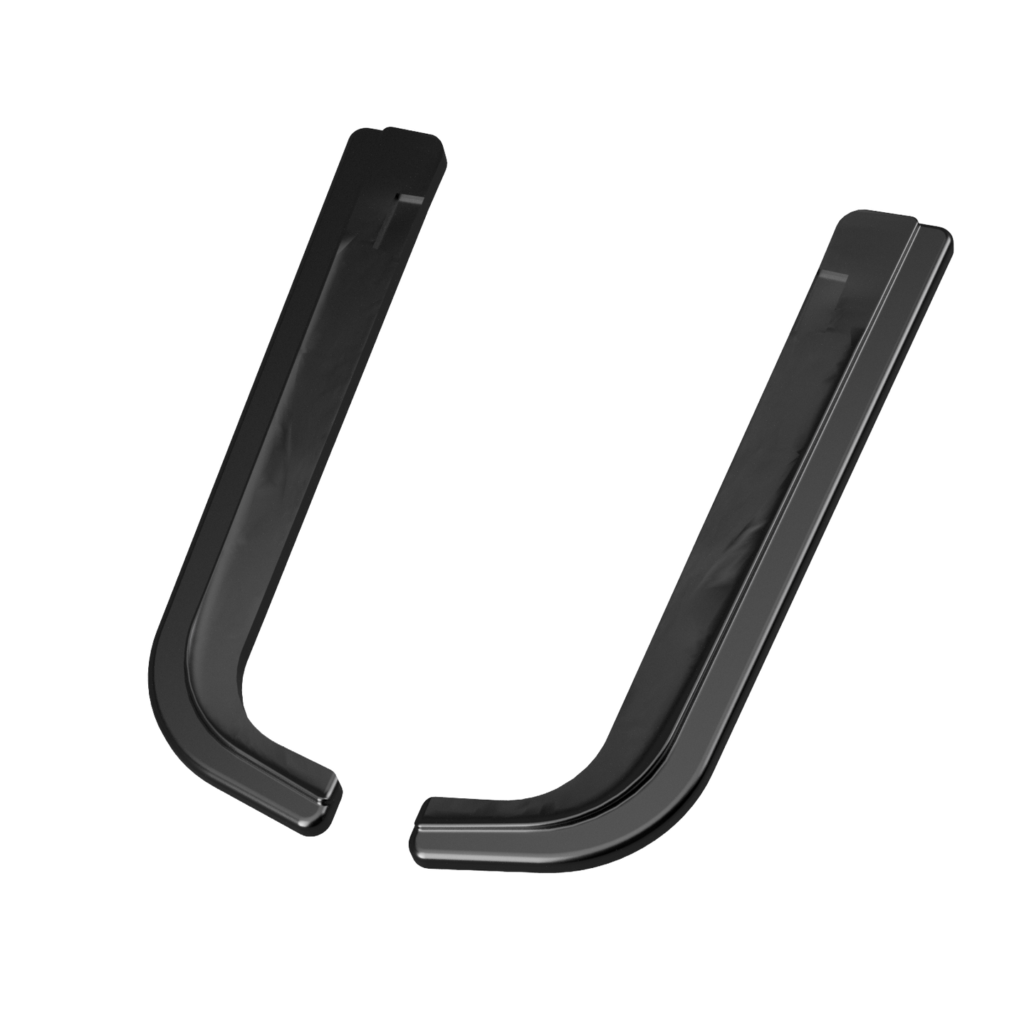 Heckseitendiffusor Splitter passend für VW Transporter T6 / T6.1 2015-2021 Hochglanz Schwarz