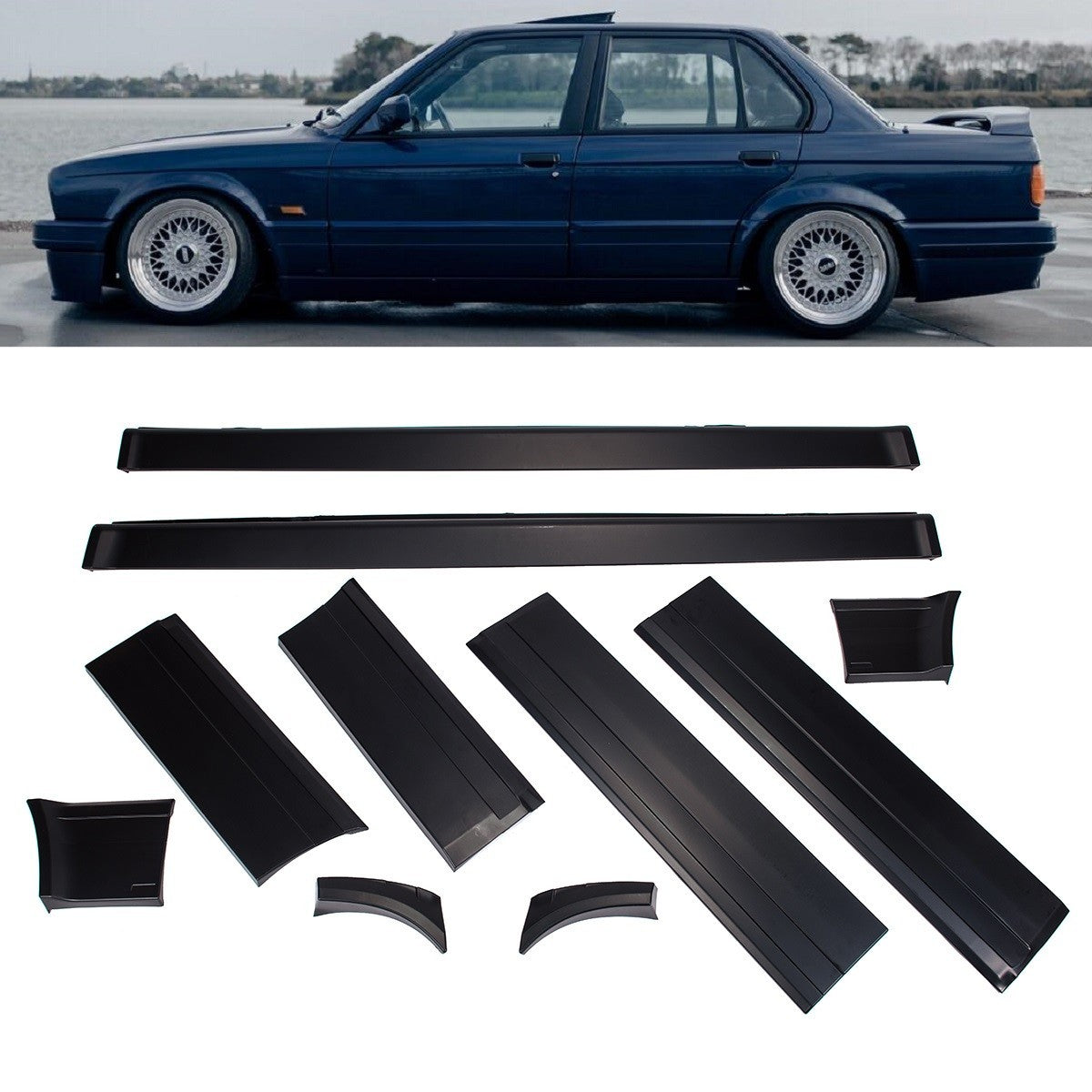 Seitenschweller und Türverkleidungen Set passend für BMW 3er E30 1985-1994