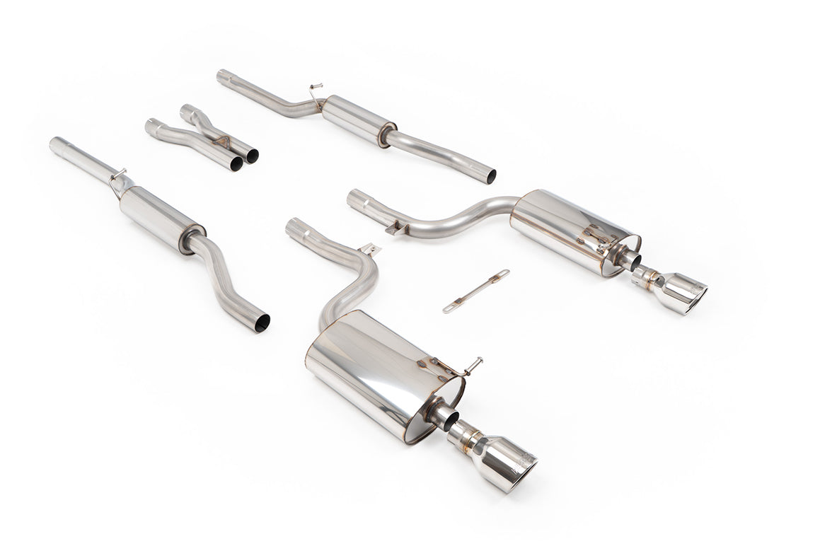 Milltek Sport Auspuffanlage passend für Audi A4 & S4 V6 & V8 B6 quattro Saloon Avant Cabriolet