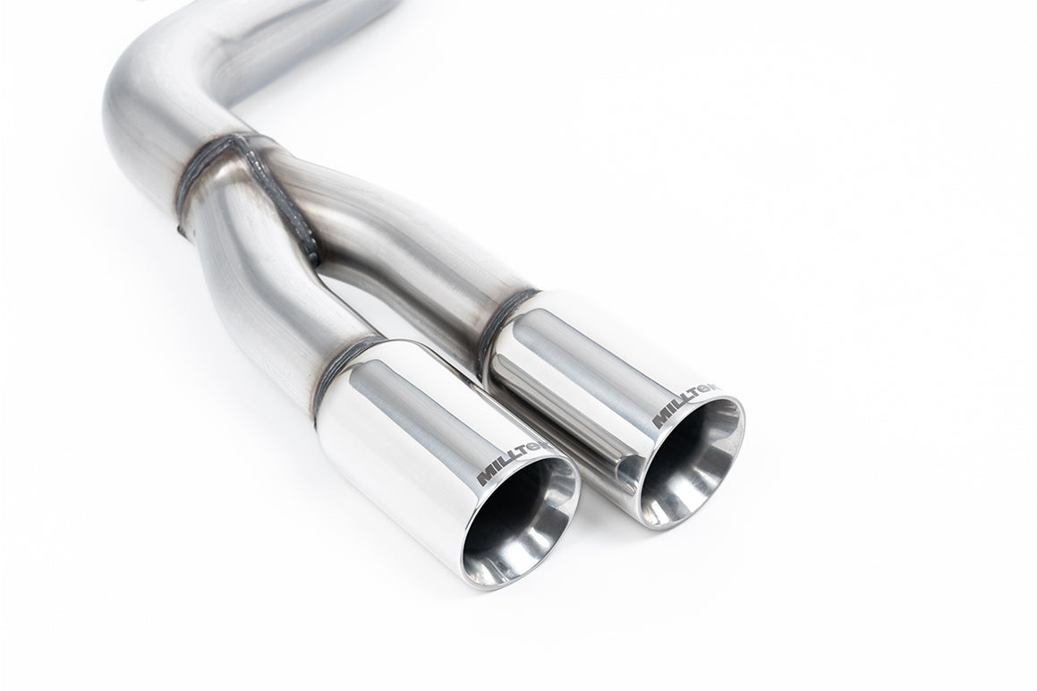 Milltek Sport Auspuffanlage passend für BWM 1 118d & 120d & 123d M Sport E81 - polierte Endrohre