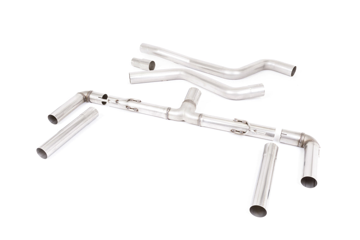 Milltek Sport Auspuffanlage passend für Ford Focus MK4 ST 2.3 - titan Endrohre