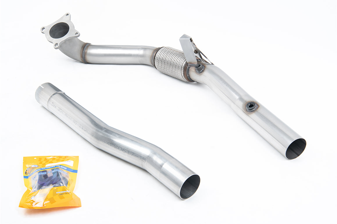 Milltek Sport Downpipe (ohne Kat) passend für Seat Leon Cupra R 2.0 TSI 265PS & VW Beetle 2.0 TSI A5 Chassis & VW Golf MK5...