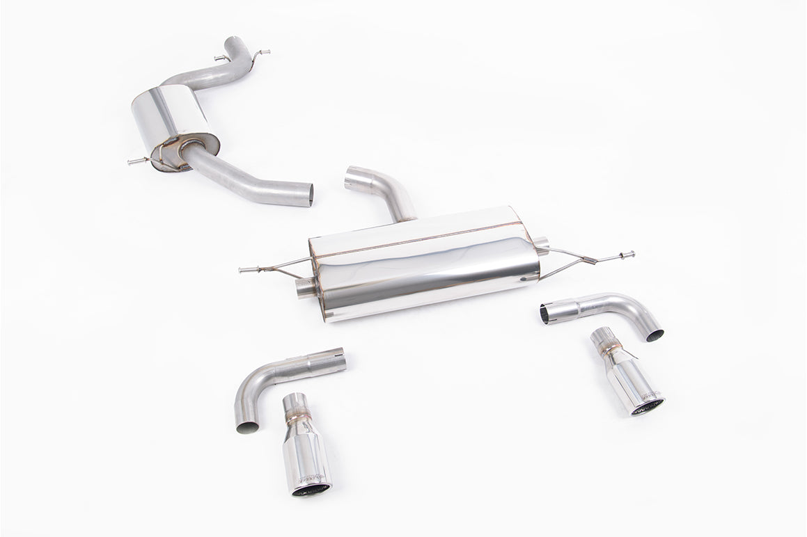 Milltek Sport Abgasanlage passend für VW Golf 6 Mk6 GTI 2.0 TSI - 2 x 80 mm rund poliert