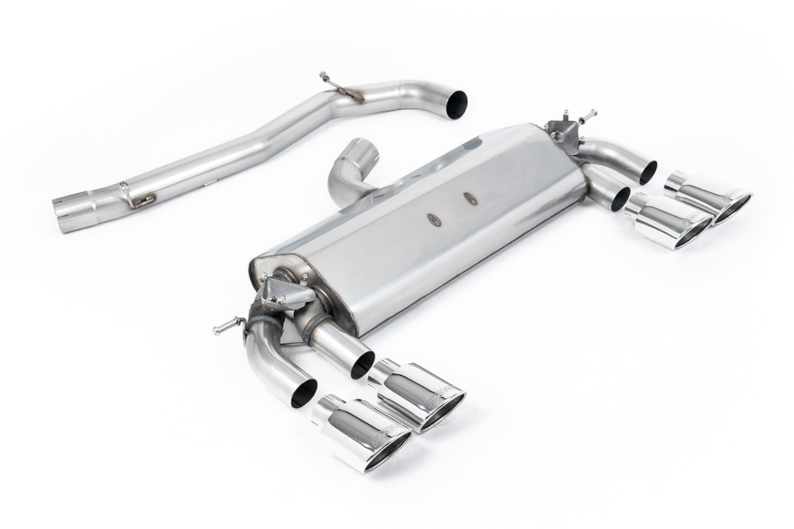 Milltek Sport Auspuffanlage passend für Volkswagen Golf MK7 R 2.0 TSI 300PS (ECE Approved & 76.2mm Systems)