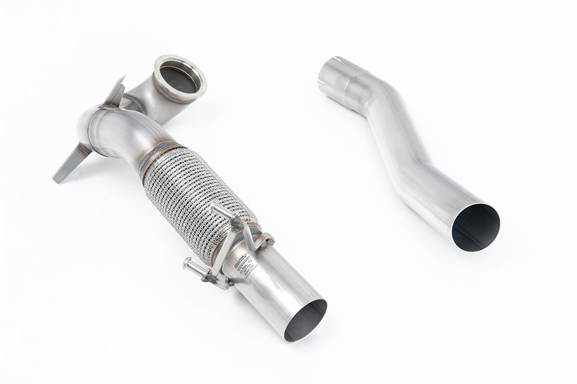 Milltek Sport Downpipe (ohne Kat) passend für Seat Leon Cupra 280 & 290 2.0 TSI MK7 GTI & MK7.5 GTI & Jetta Mk7 76,2mm