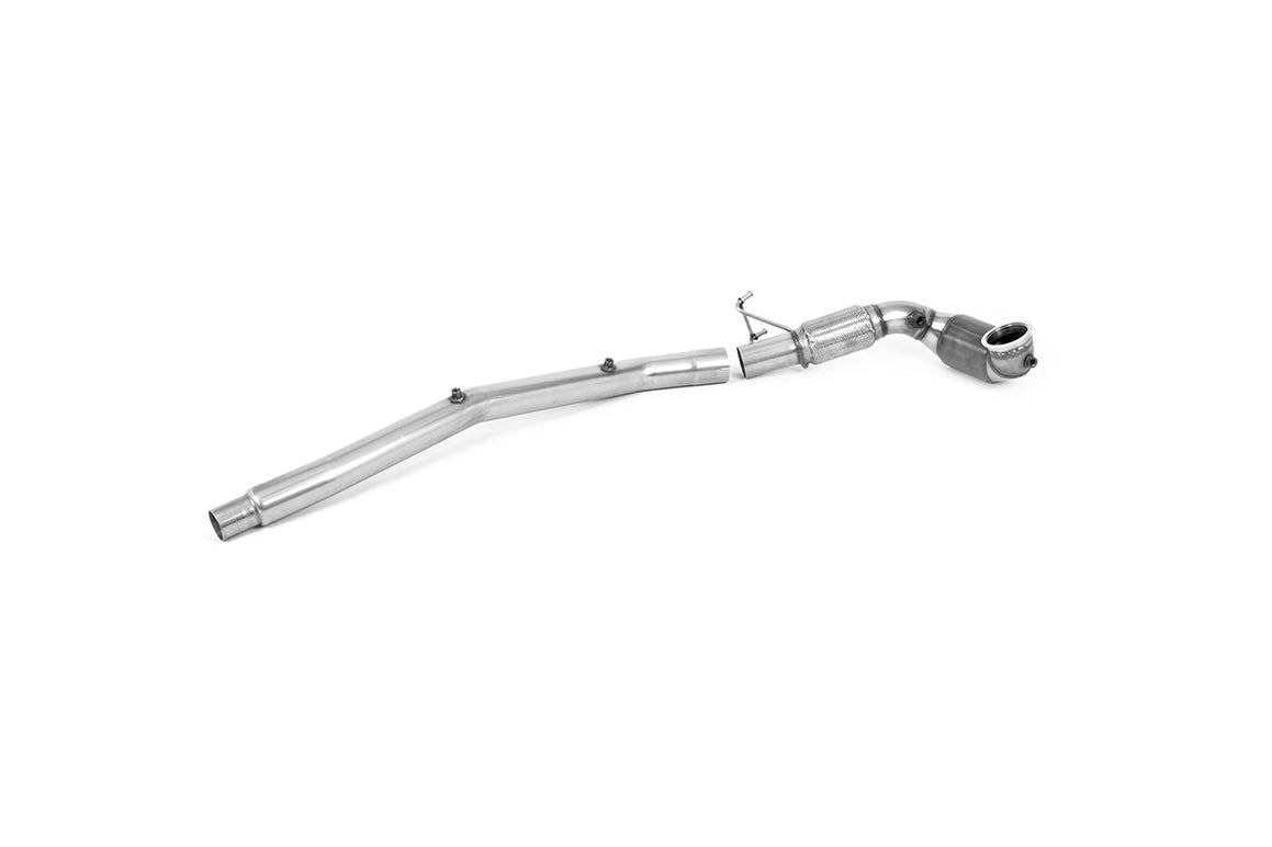 Milltek Sport Downpipe passend für Audi S3 2.0 TFSI quattro Saloon Sedan Sportback 8Y & VW T-Roc R 2.0 94mm
