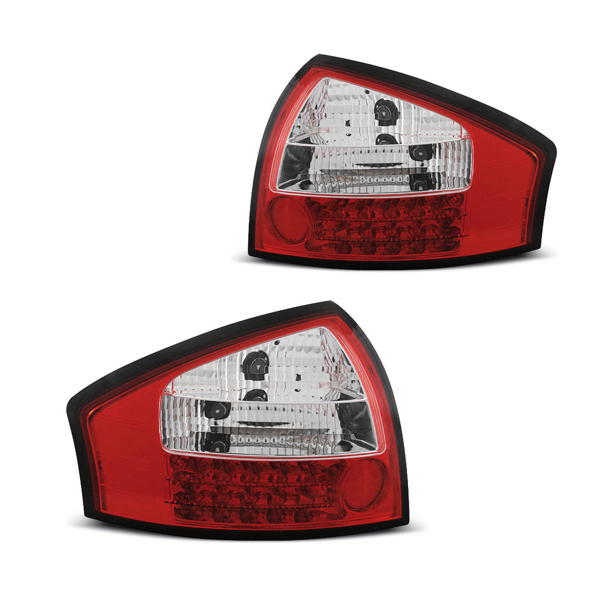 LED Rücklichter Rot Weiß passend für Audi A6 05.97-05.04