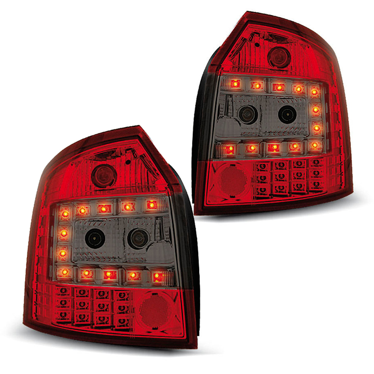 LED Rücklichter Rot Rauch passend für Audi A4 10.00-10.04 Avant
