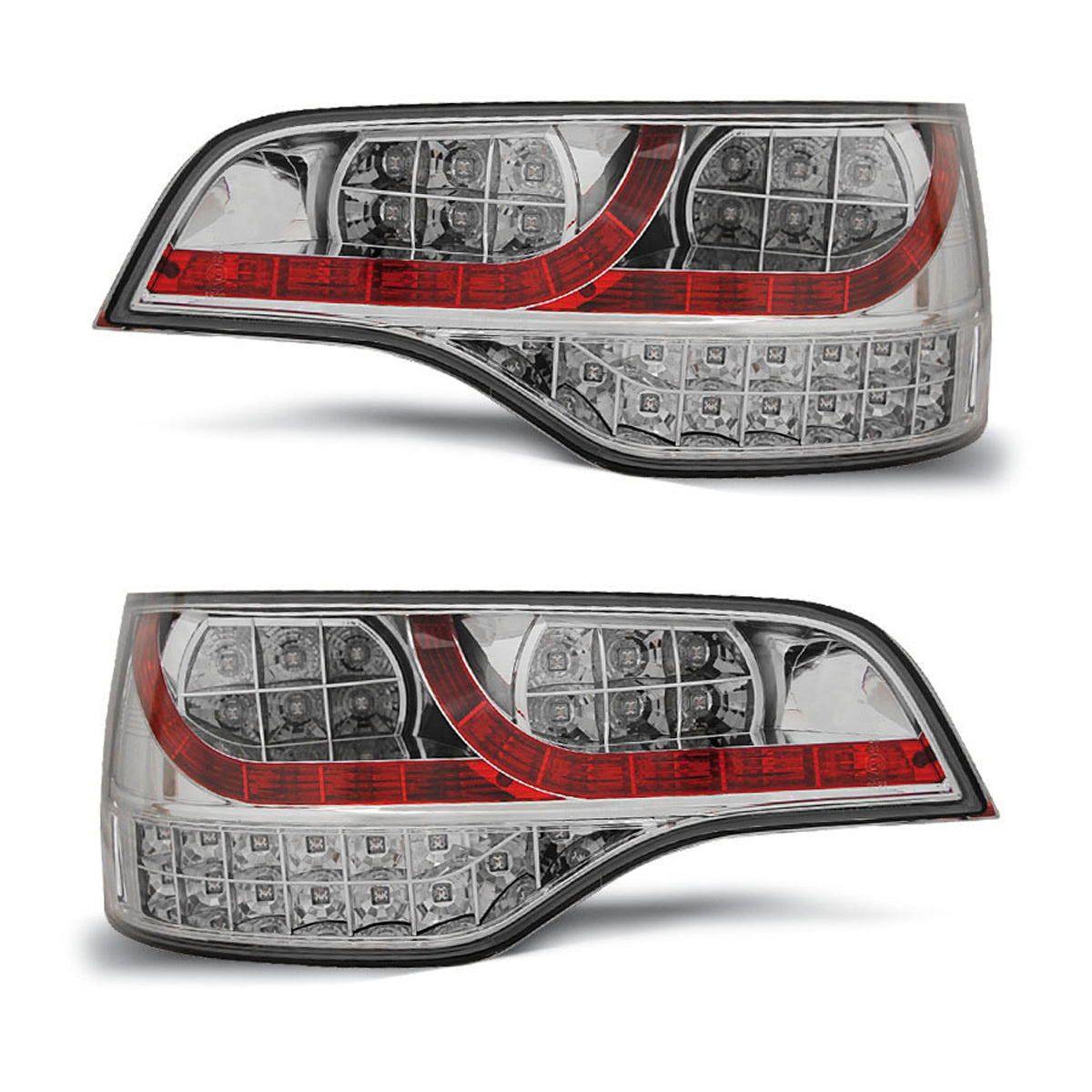 LED Rücklichter Chrom passend für Audi Q7 06-09