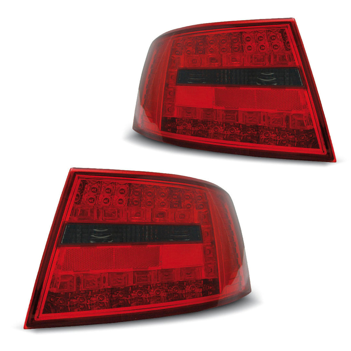 LED Rücklichter Rot Rauch passend für Audi A6 C6 Limousine 04.04-08