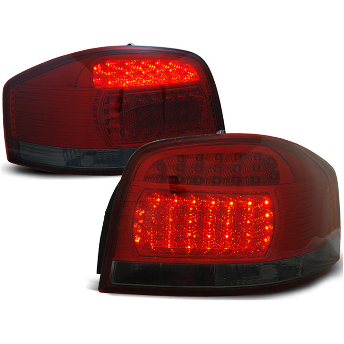 LED Rücklichter Rot Rauch passend für Audi A3 05.03-08