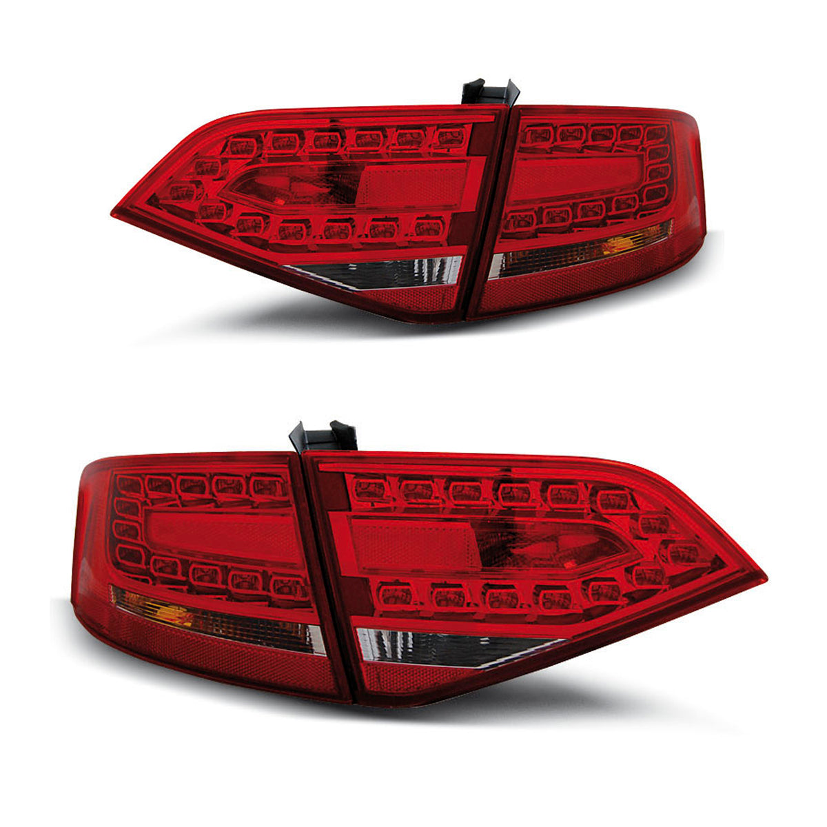 LED Rücklichter Rot Weiß passend für Audi A4 B8 08-11 Limousine