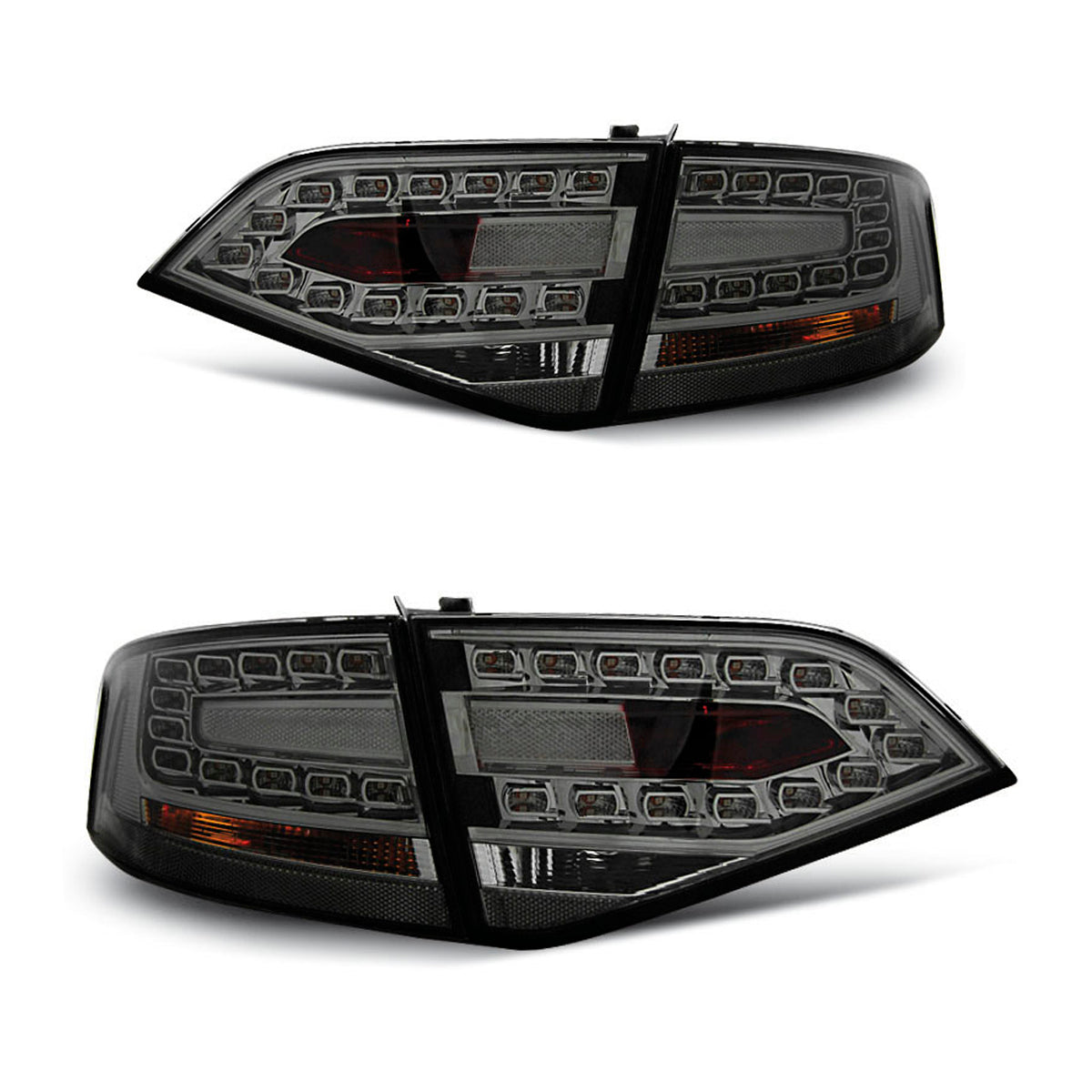 LED Rücklichter Rauch passend für Audi A4 B8 08-11 Limousine
