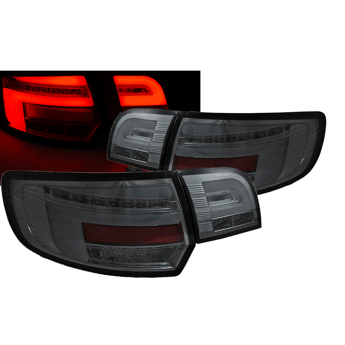 LED BAR Rücklichter Rauch SEQ passend für Audi A3 8P 5D 08-12