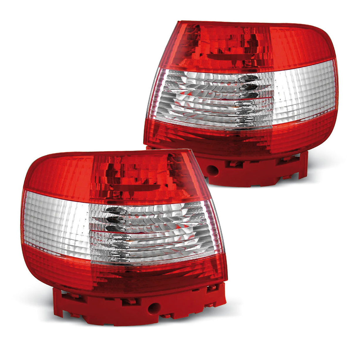 Rücklichter Rot Weiß passend für Audi A4 11.94-09.00