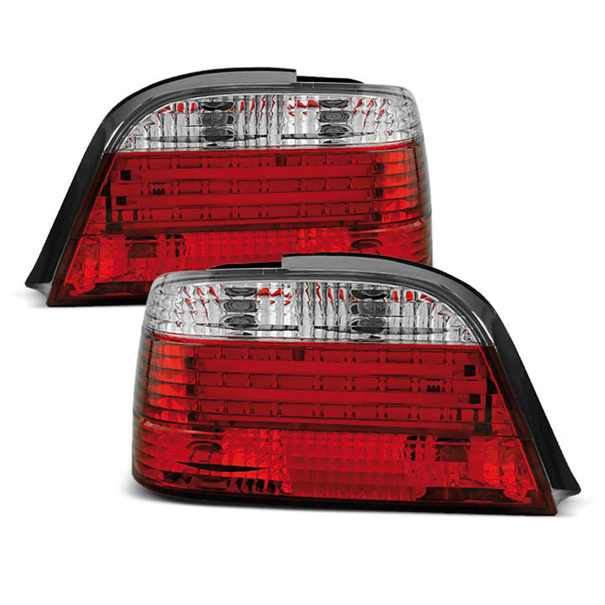 LED Leistenrücklichter Rot Weiß passend für BMW E38 06.94-07.01