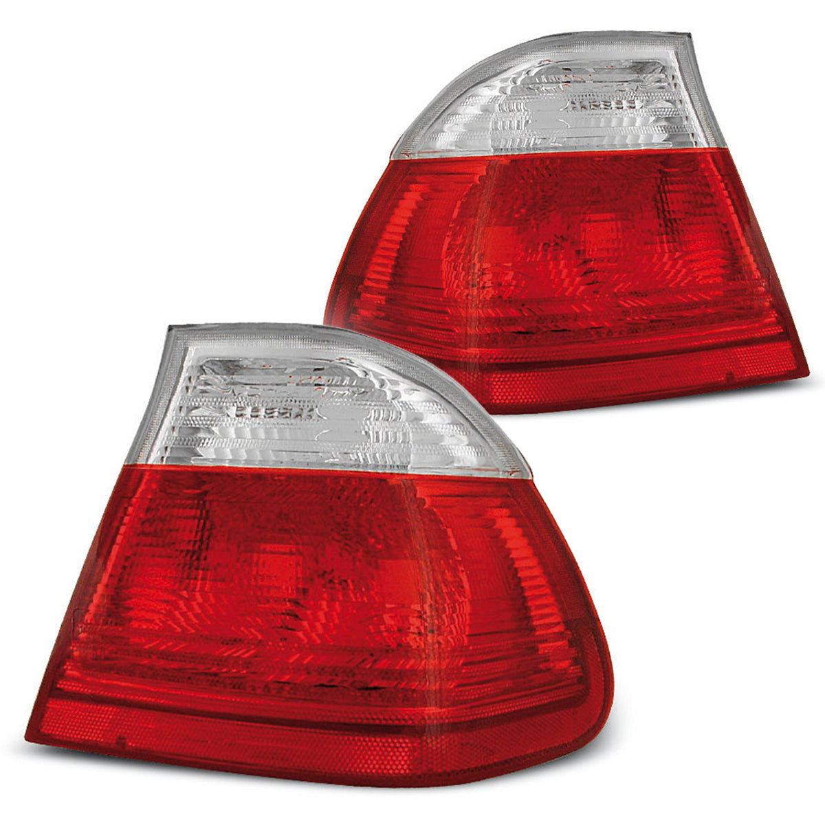 Rücklichter Rot Weiß passend für BMW E46 05.98-08.01 Limousine