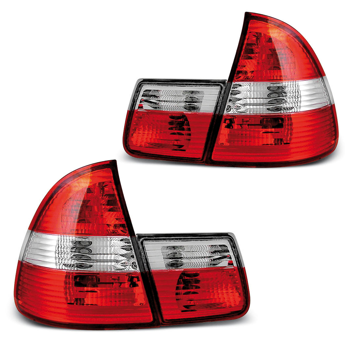 Rücklichter Rot Weiß passend für BMW E46 99-05 Touring