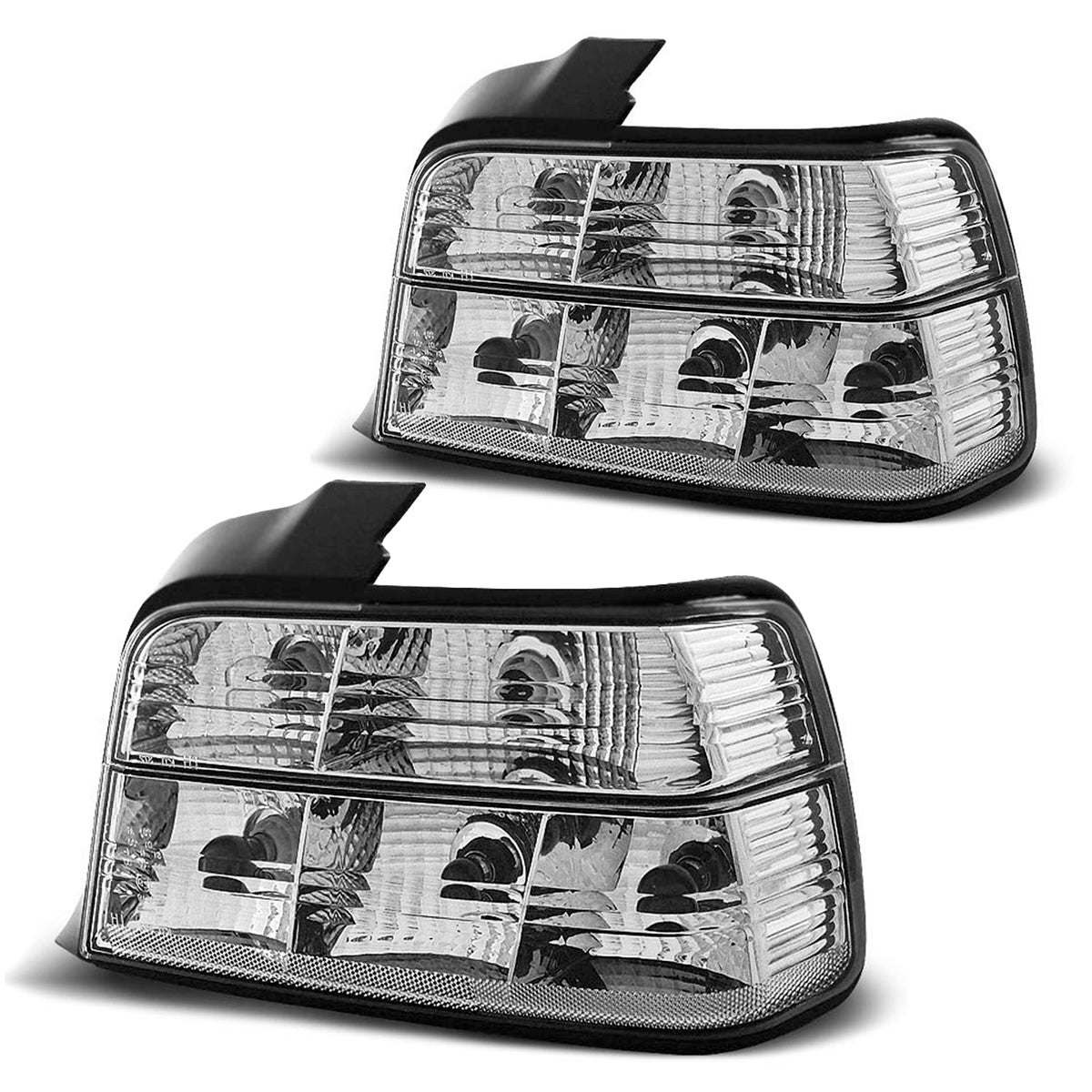 Rücklichter Crystal Weiß passend für BMW E36 12.90-08.99 Limousine