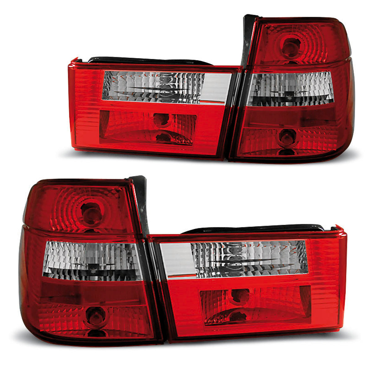 Rücklichter Rot Weiß passend für BMW E34 91-96 Touring