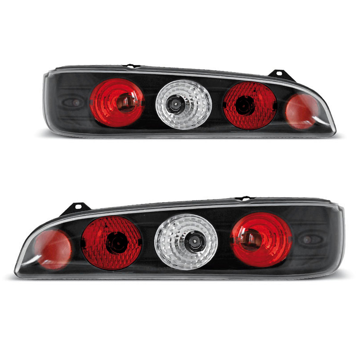 Rücklichter passend für Fiat Seicento 600 98-10 Schwarz