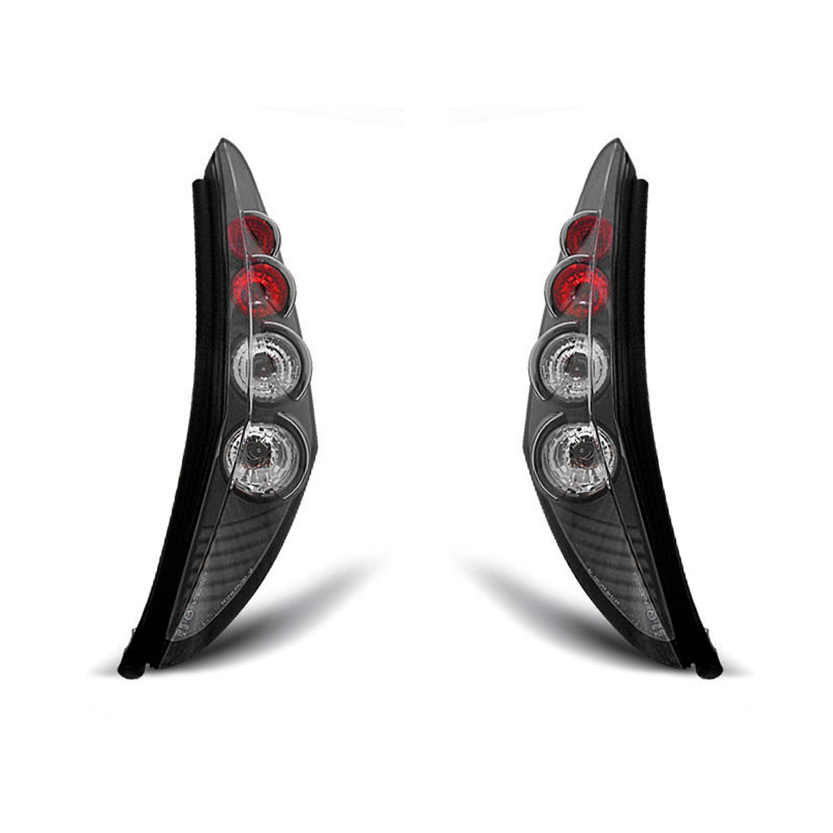 Rücklichter passend für Fiat Punto 2 10.99-06.03 3D Schwarz