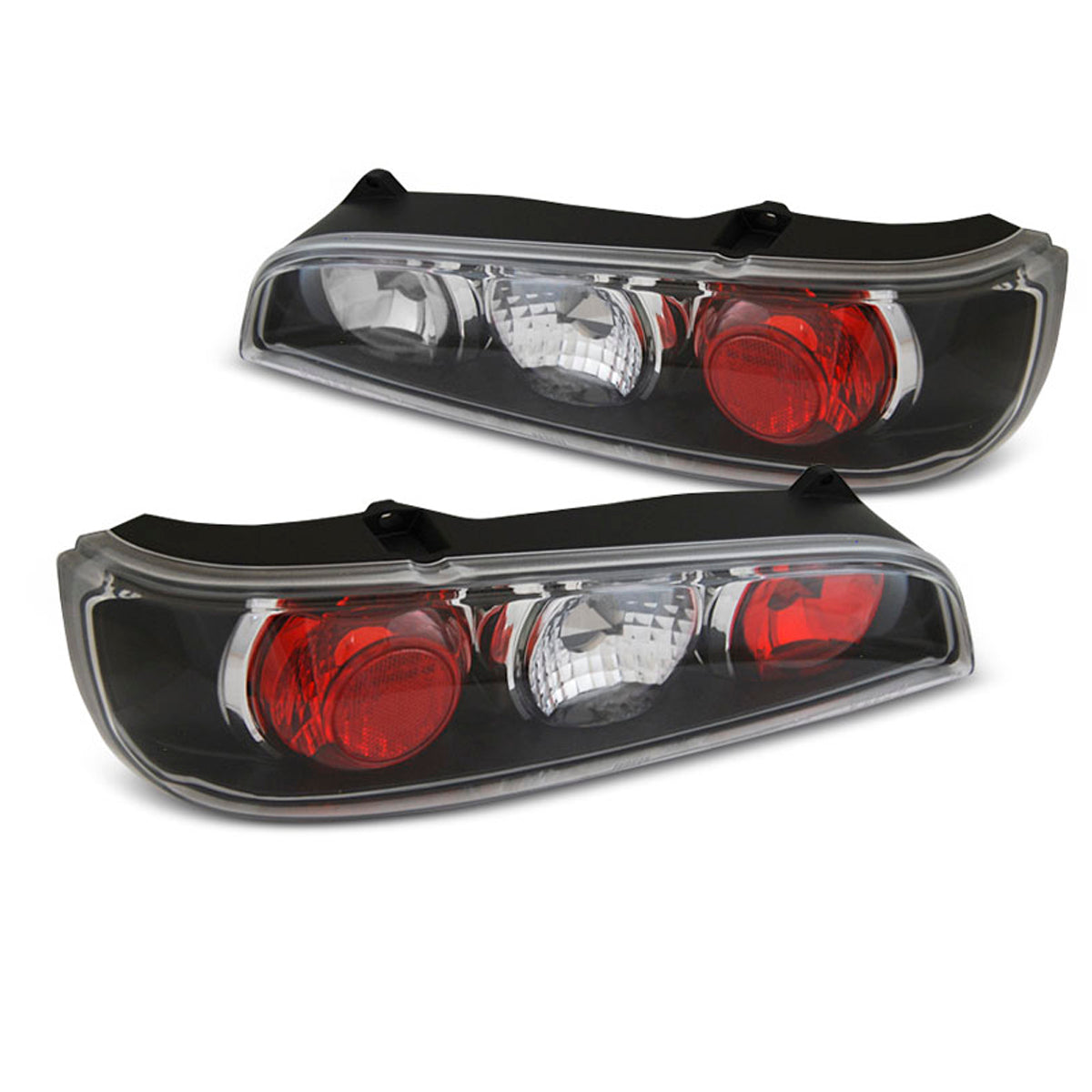 Rücklichter passend für Fiat Seicento 600 98-10 Schwarz