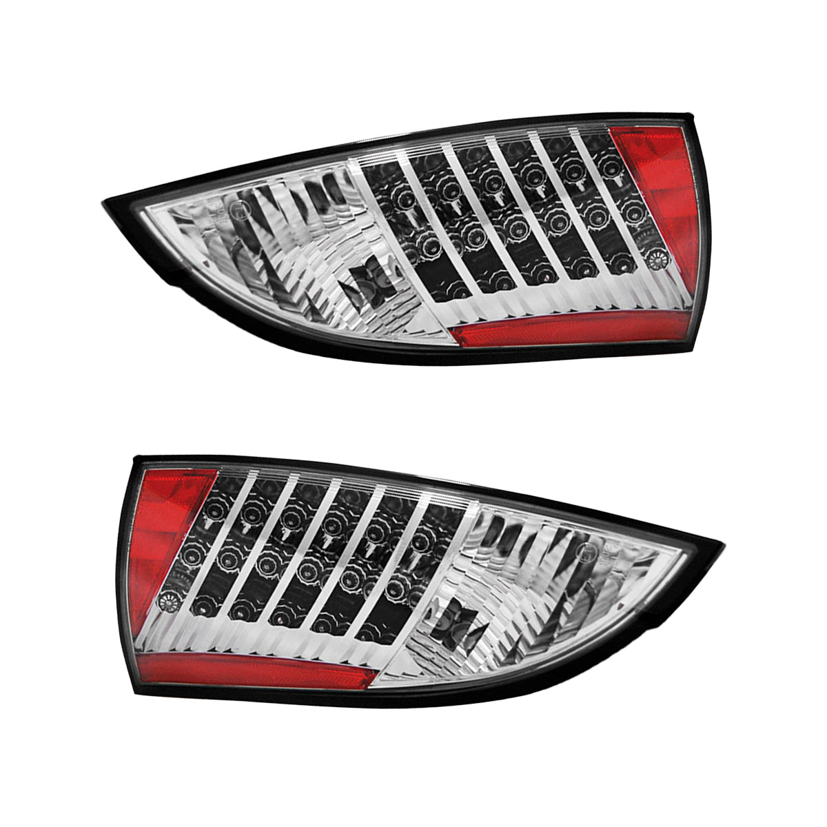 Rücklichter Ford Focus 1 HB 98-04 Chrom LED