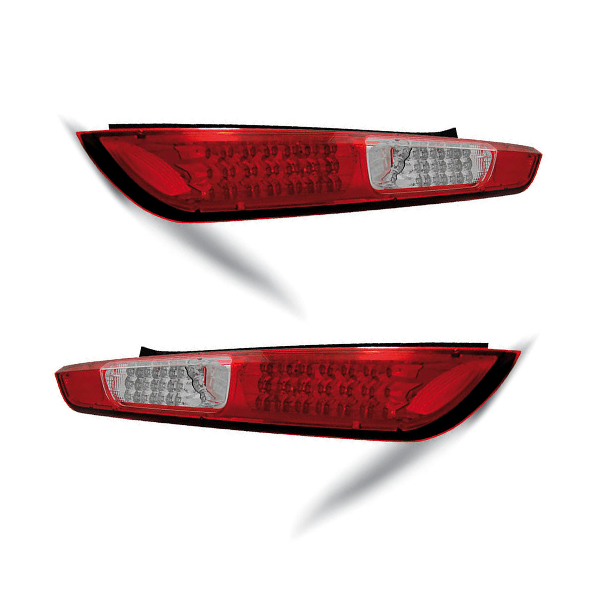 Rücklichter passend für Ford Focus MK2 09.04-08 HB Rot Weiß LED