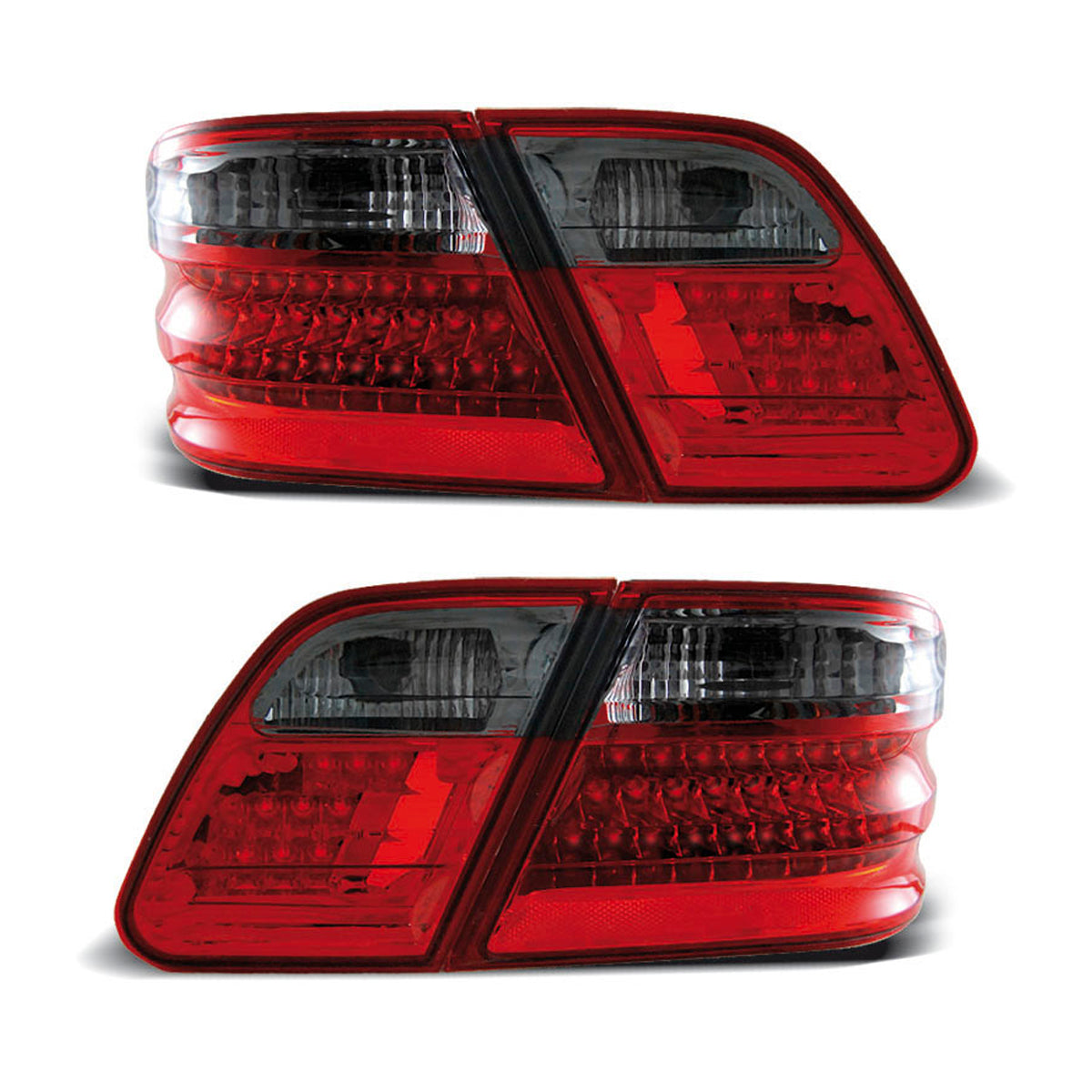 LED Rücklichter Rot Smoke passend für MERCEDES W210 E-KLASSE 95-03.02