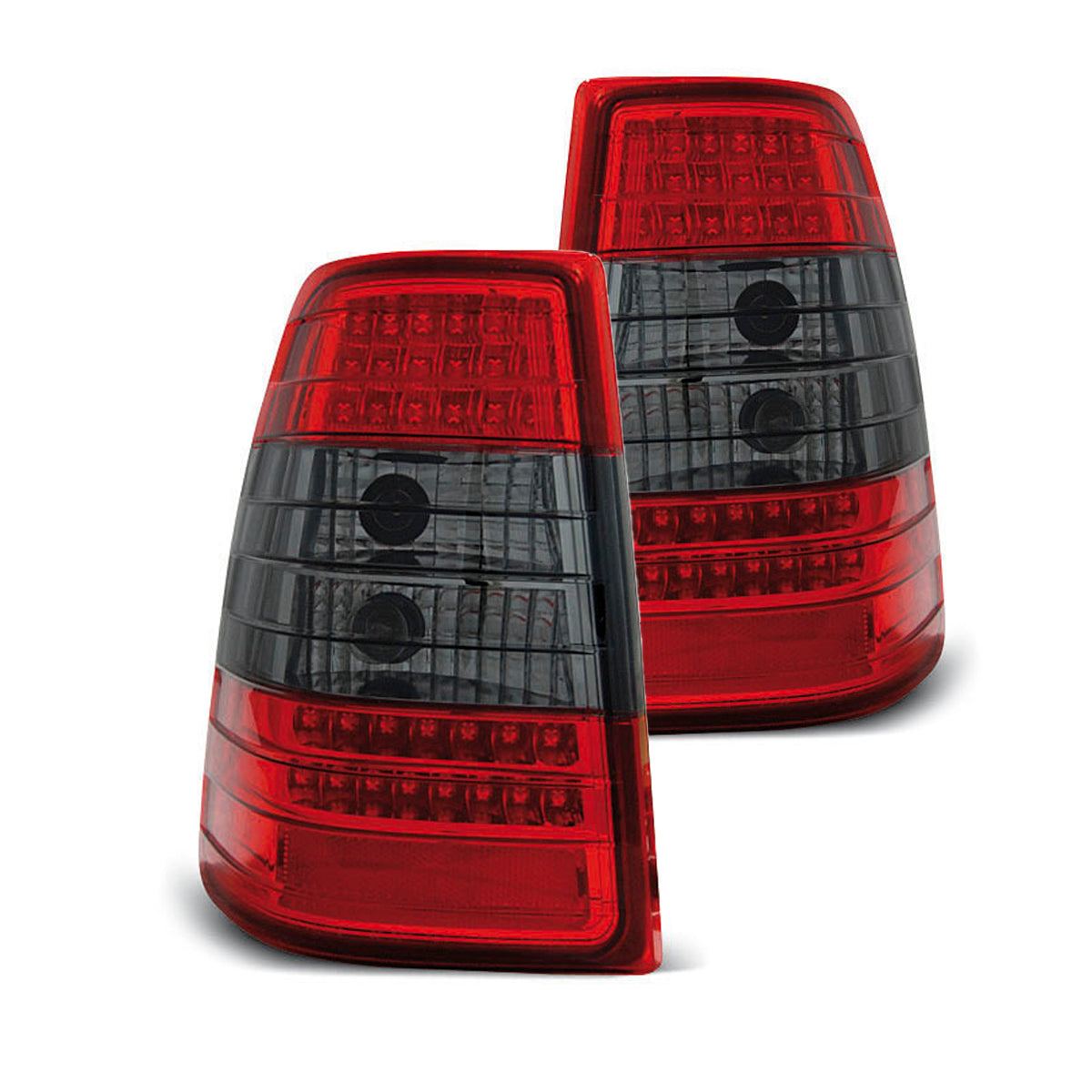 LED Rücklichter Rot Rauch passend für Mercedes W124 E-Klasse Kombi 09.85-95