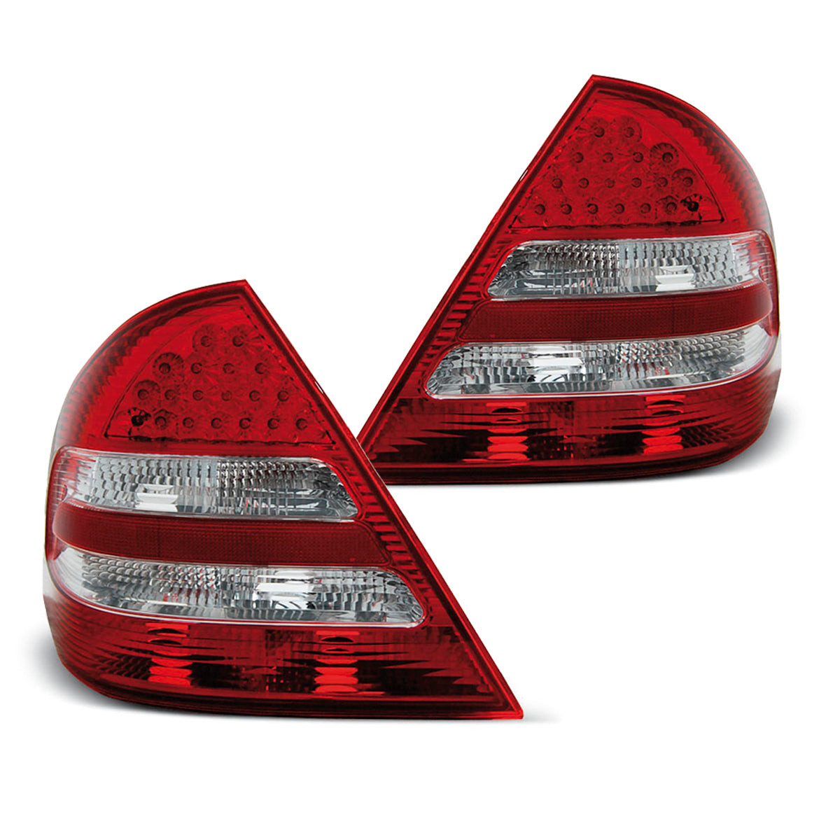 LED Rücklichter Rot Weiß passend für Mercedes C-Klasse W203 Limousine 04-07