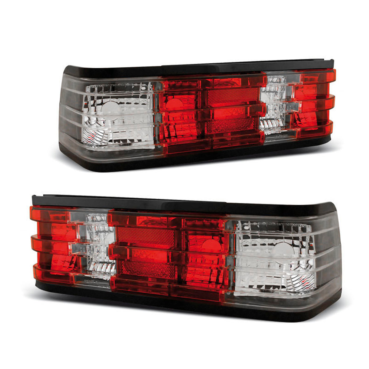 Rücklichter Rot Weiß passend für Mercedes W201/190 12.82-05.93