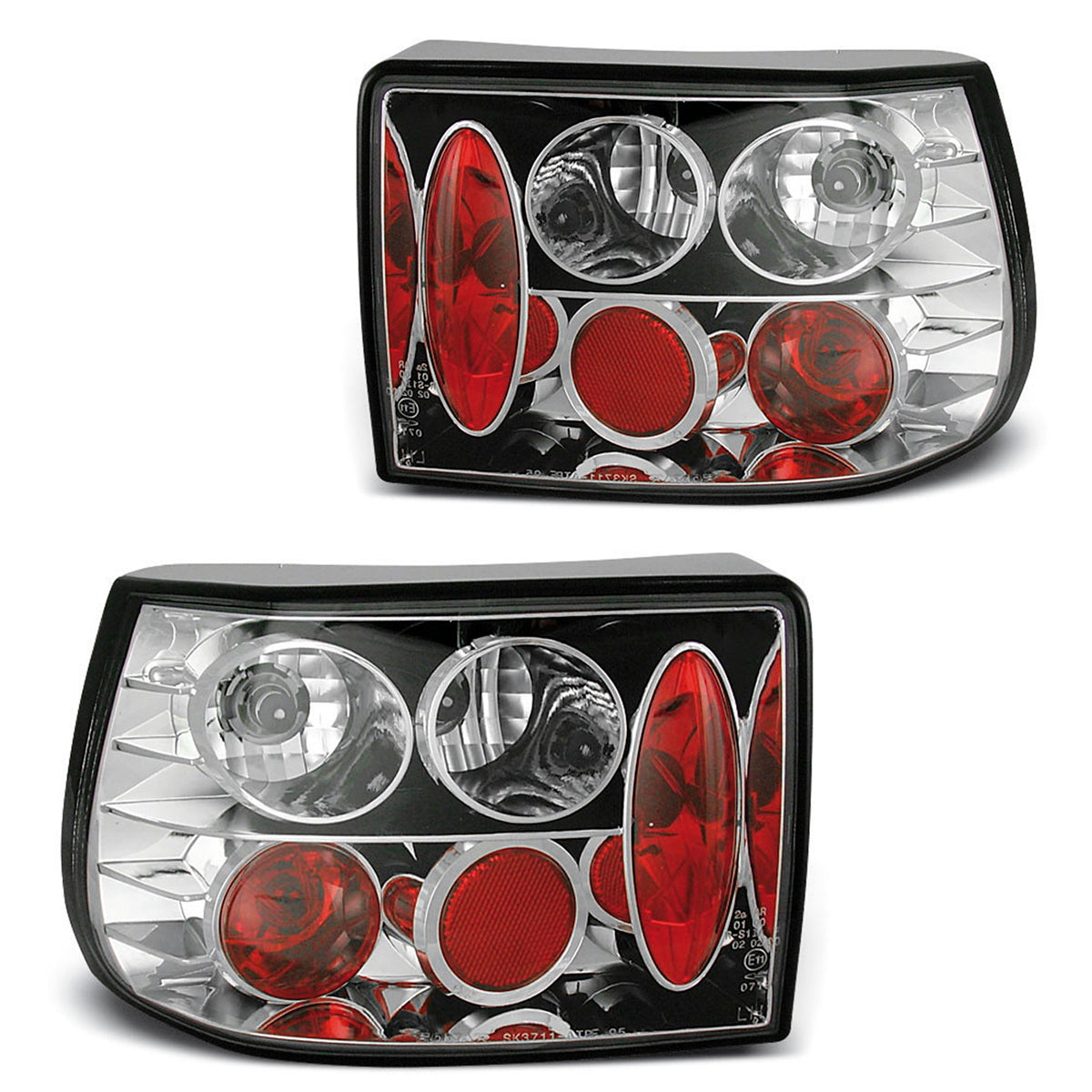 Rücklichter Opel Astra F 09.91-08.97 Chrom