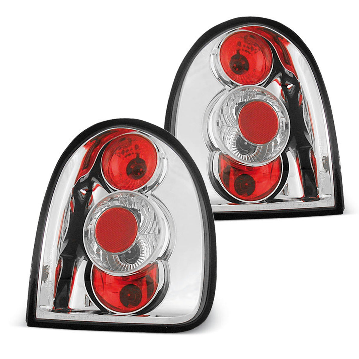 Rücklichter Opel Corsa B 02.93-10.00 3D Chrom
