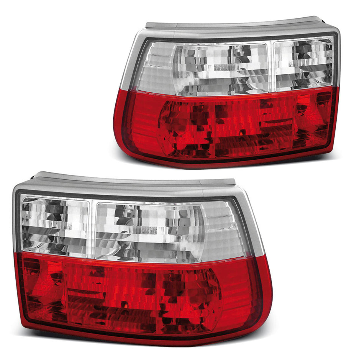Rücklichter Opel Astra F 09.91-08.97 Rot Weiß