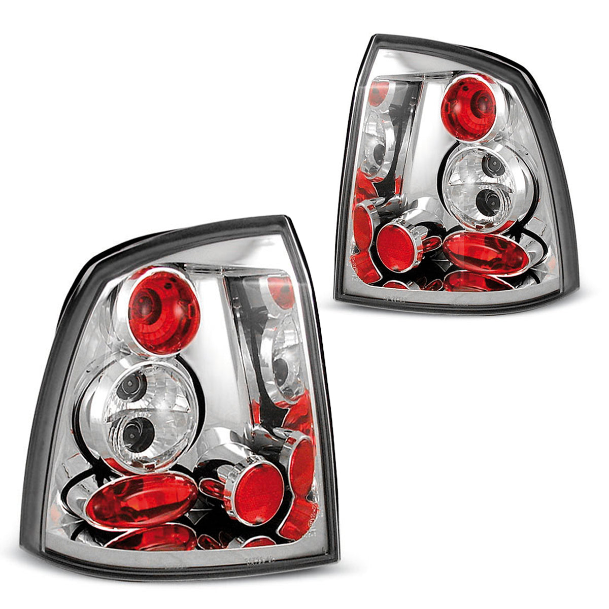 Rücklichter passend für Opel Astra G 09.97-02.04 2D/4D Chrom