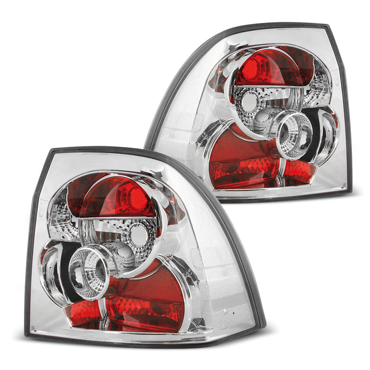 Rücklichter passend für Opel Vectra B 99-03.02 Chrom