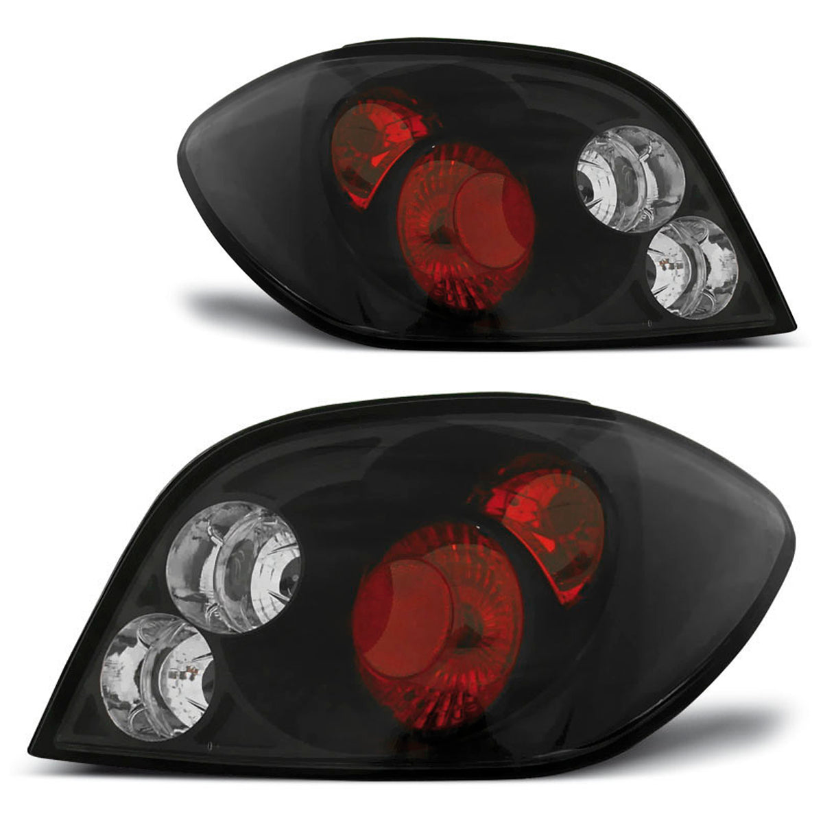 Rücklichter passend für Peugeot 307 04.01-07 Schwarz