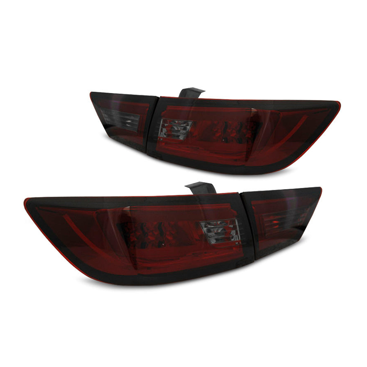 Rücklichter passend für Renault Clio IV 13-16 Hatchback LED Leiste Rot Rauch