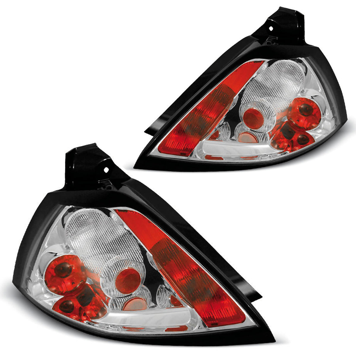 Rücklichter passend für Renault Megane II 11.02-12.05 Chrom